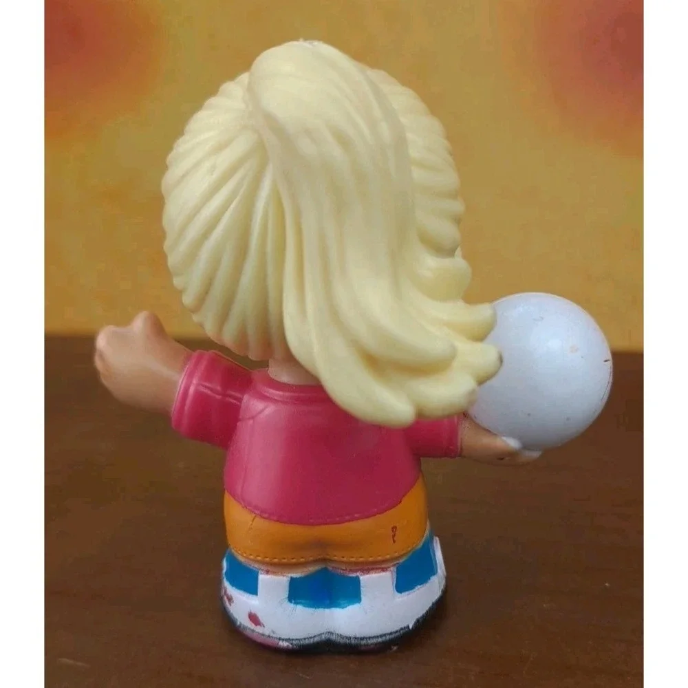 Fisher Price Little People GIRL BARBIE Blonde Soccer Player